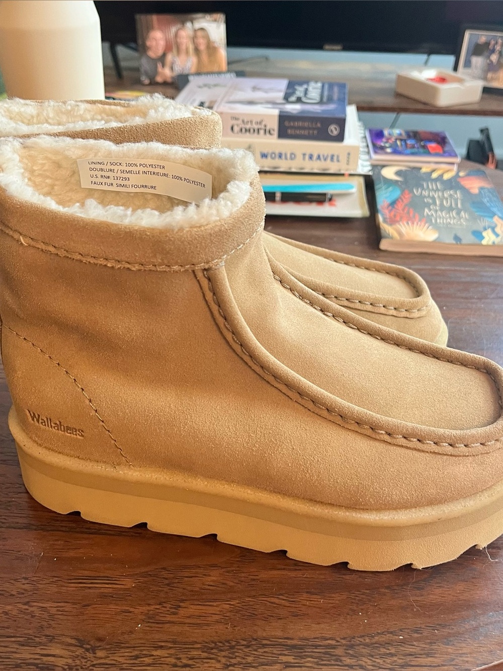 Women’s Cozy Shearling l Boot - Tan